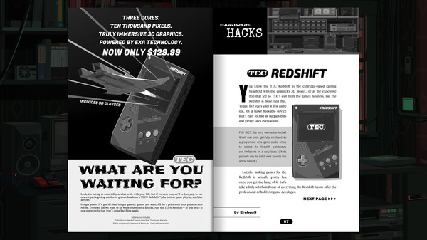 EXAPUNKS: TEC Redshift Player screenshot 4