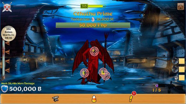Monster Clicker : Idle Halloween Strategy screenshot 2