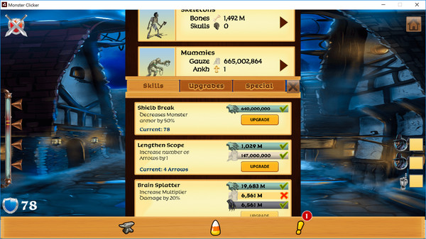 Monster Clicker : Idle Halloween Strategy screenshot 4