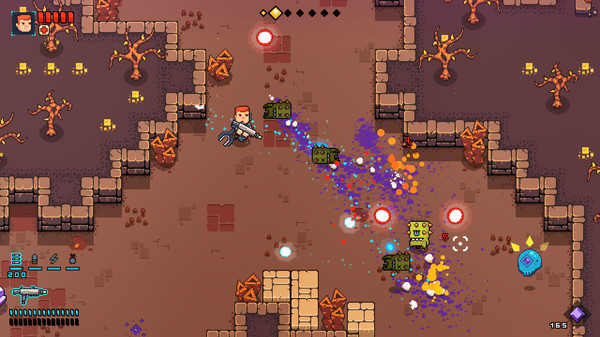 Space Robinson: Hardcore Roguelike Action screenshot 1