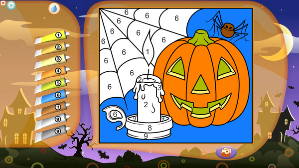 Color by Numbers - Halloween screenshot 1