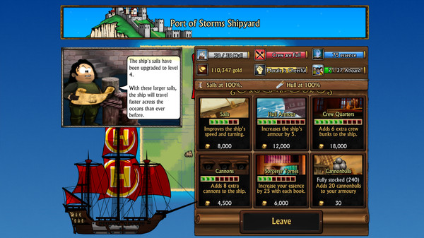 Swords and Sandals Pirates screenshot 2