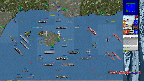 Battleships and Carriers - WW2 Battleship Game screenshot 9