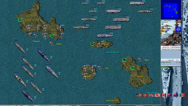 Battleships and Carriers - WW2 Battleship Game screenshot 5