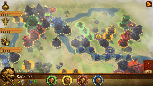Reiner Knizia Yellow & Yangtze screenshot 2