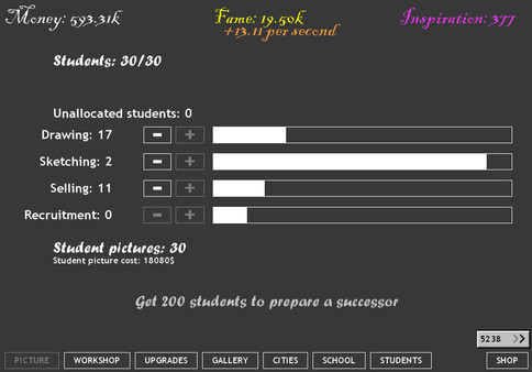 Artist Idle screenshot 3