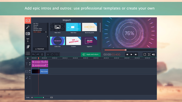 Movavi Video Editor 15 Plus - Video Editing Software screenshot 4