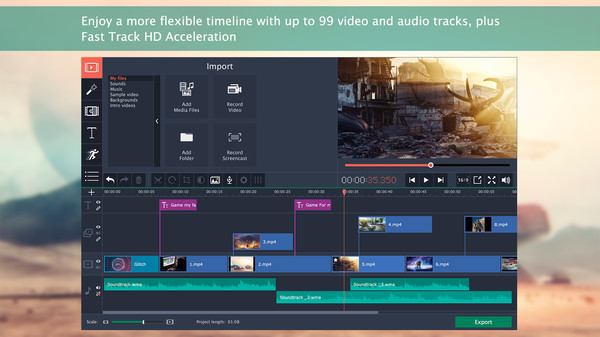 Movavi Video Editor 15 Plus - Video Editing Software screenshot 1