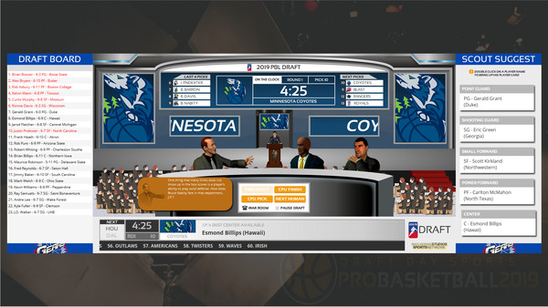Draft Day Sports: Pro Basketball 2019 screenshot 1