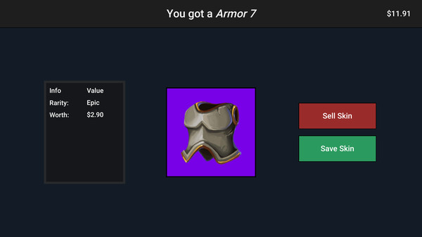 Case Simulator Weapons and Armors screenshot 1