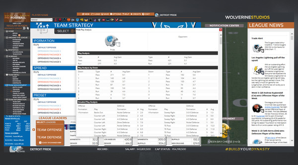Draft Day Sports: Pro Football 2019 screenshot 2