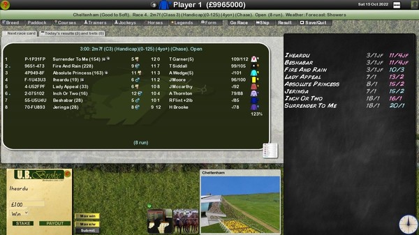 Starters Orders 7 Horse Racing screenshot 7