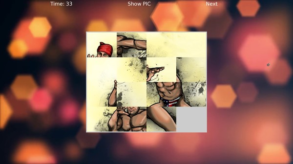 GACHIMUCHI M♂NLY PUZZLE screenshot 3