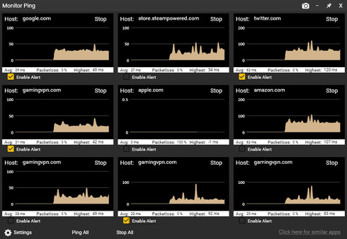 Sticky Apps :: Monitor Ping screenshot 3