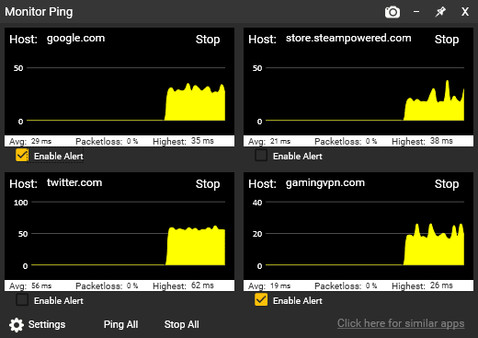 Sticky Apps :: Monitor Ping screenshot 2