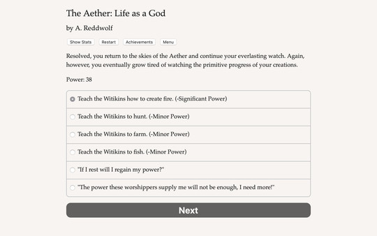 The Aether: Life as a God screenshot 2