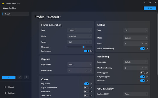 Lossless Scaling screenshot 1