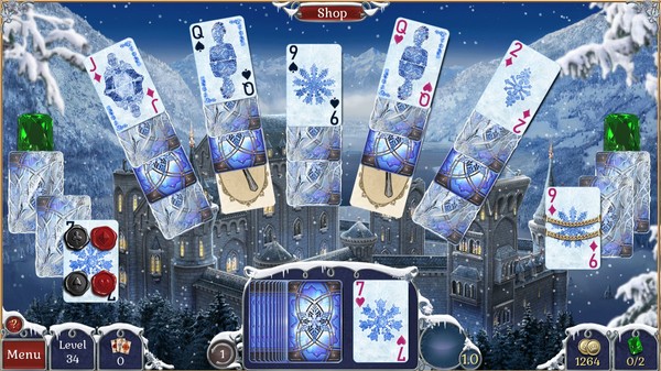 Jewel Match Solitaire Winterscapes screenshot 3