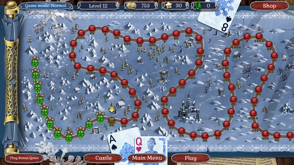 Jewel Match Solitaire Winterscapes screenshot 9
