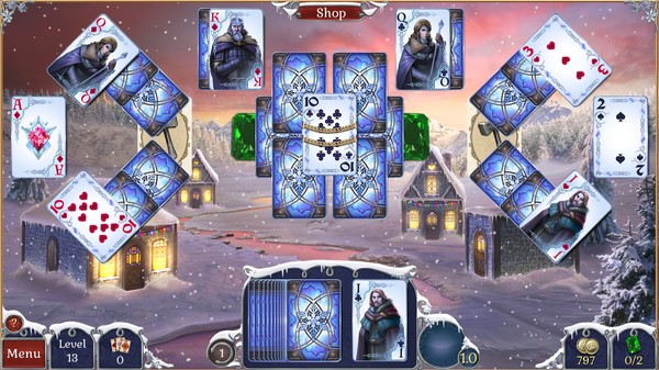 Jewel Match Solitaire Winterscapes screenshot 1