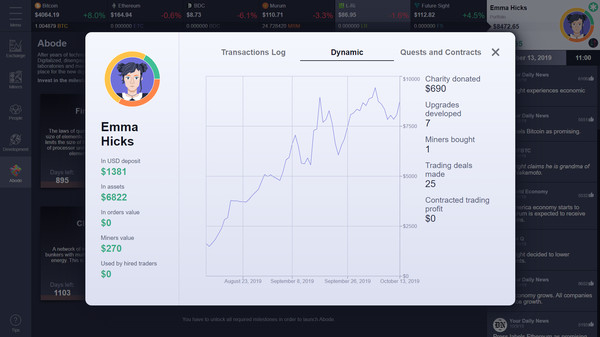 Cryptofall: Investor simulator screenshot 7